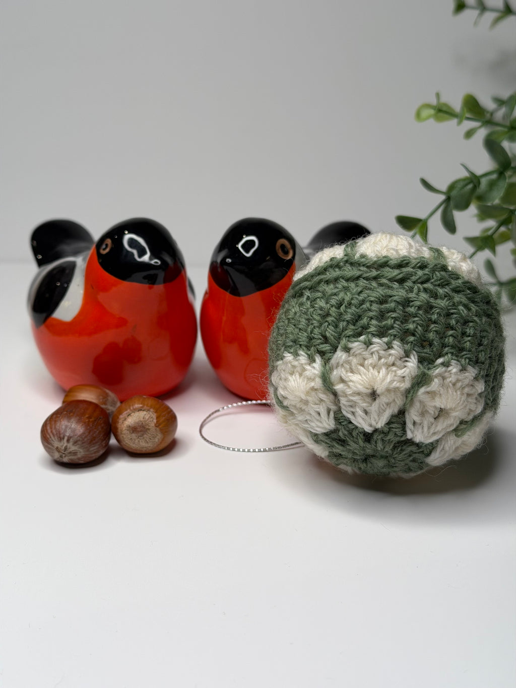 Julekule liten - flerfarget