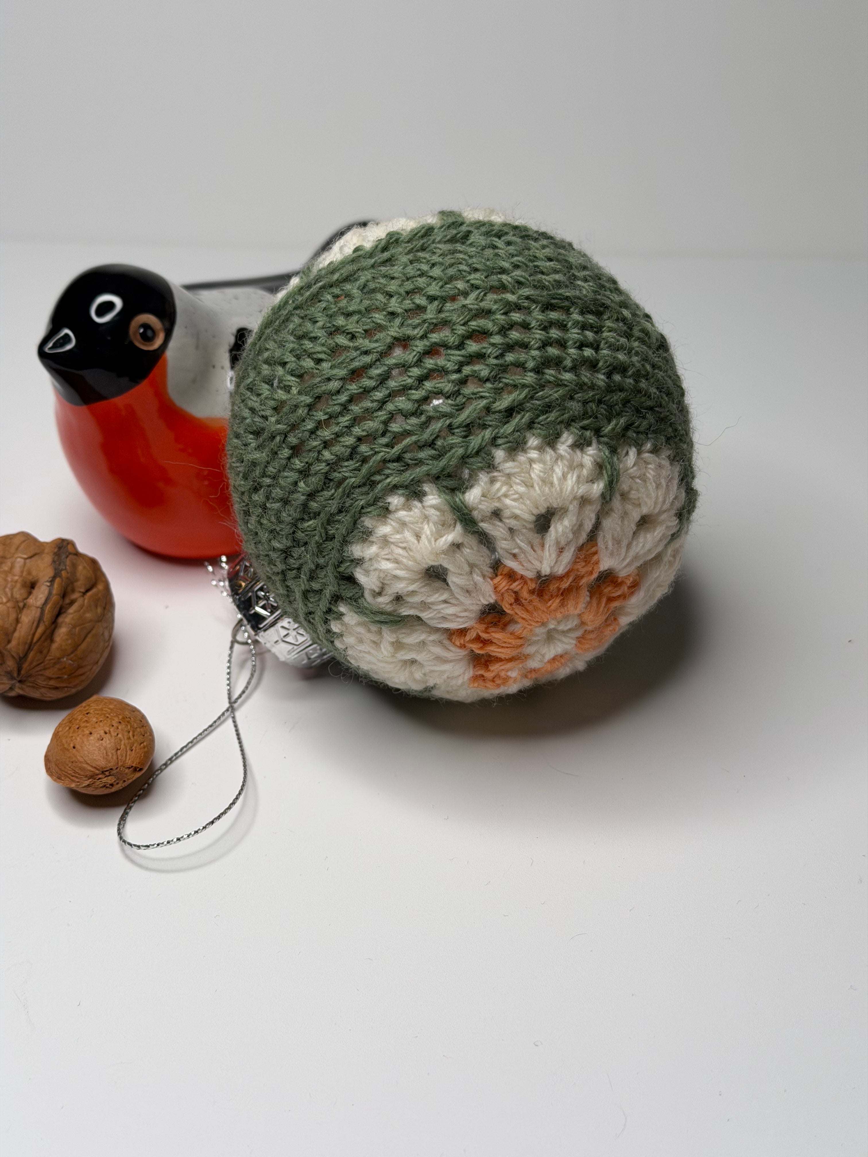 Julekule stor - flerfarget