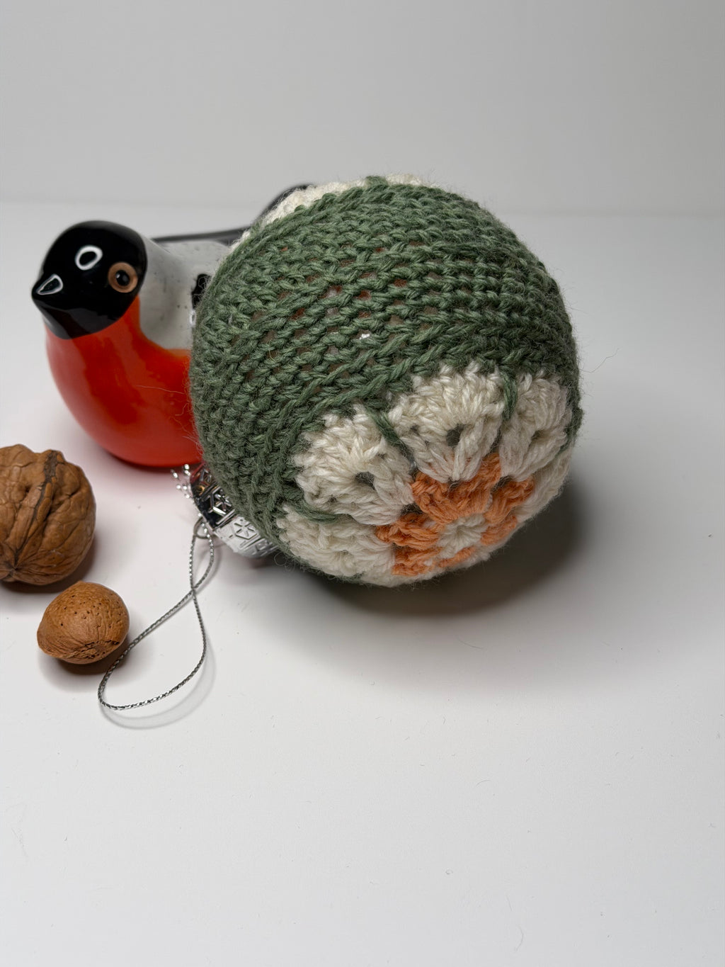 Julekule liten - flerfarget