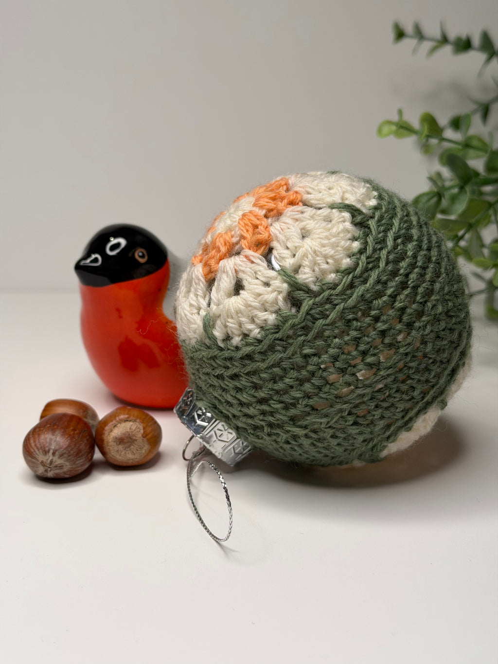 Julekule liten - flerfarget