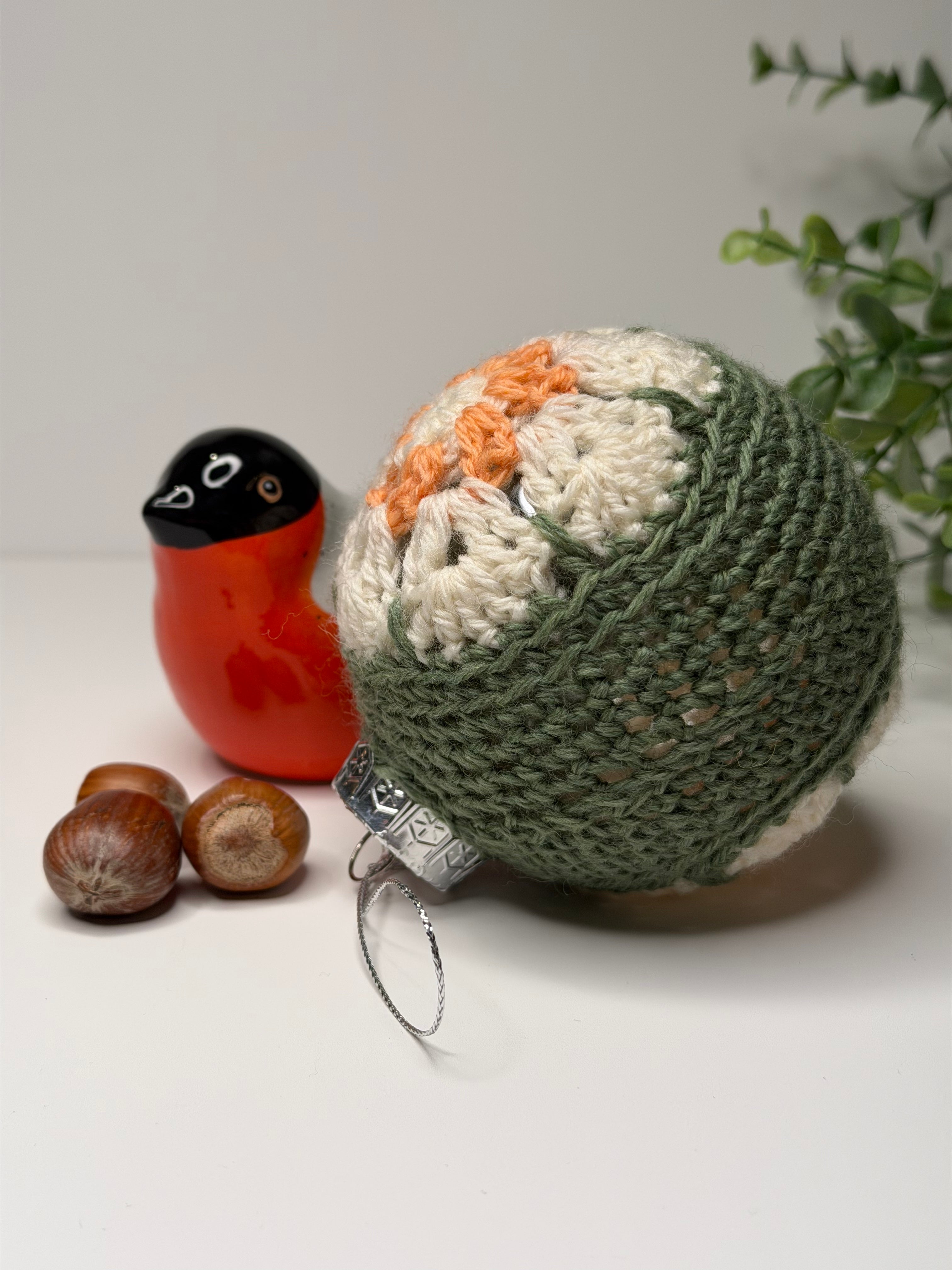 Julekule liten - flerfarget