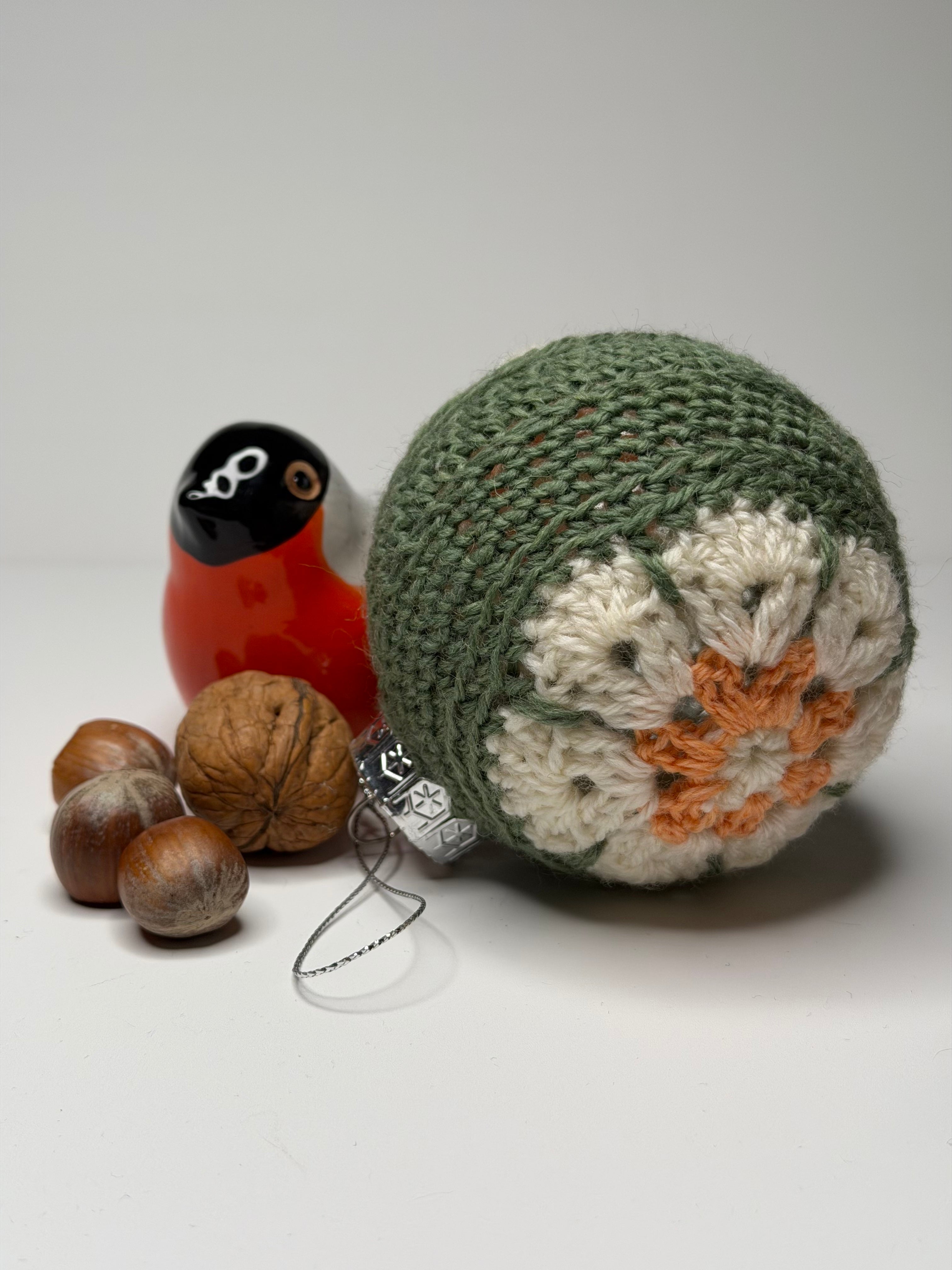 Julekule liten - flerfarget