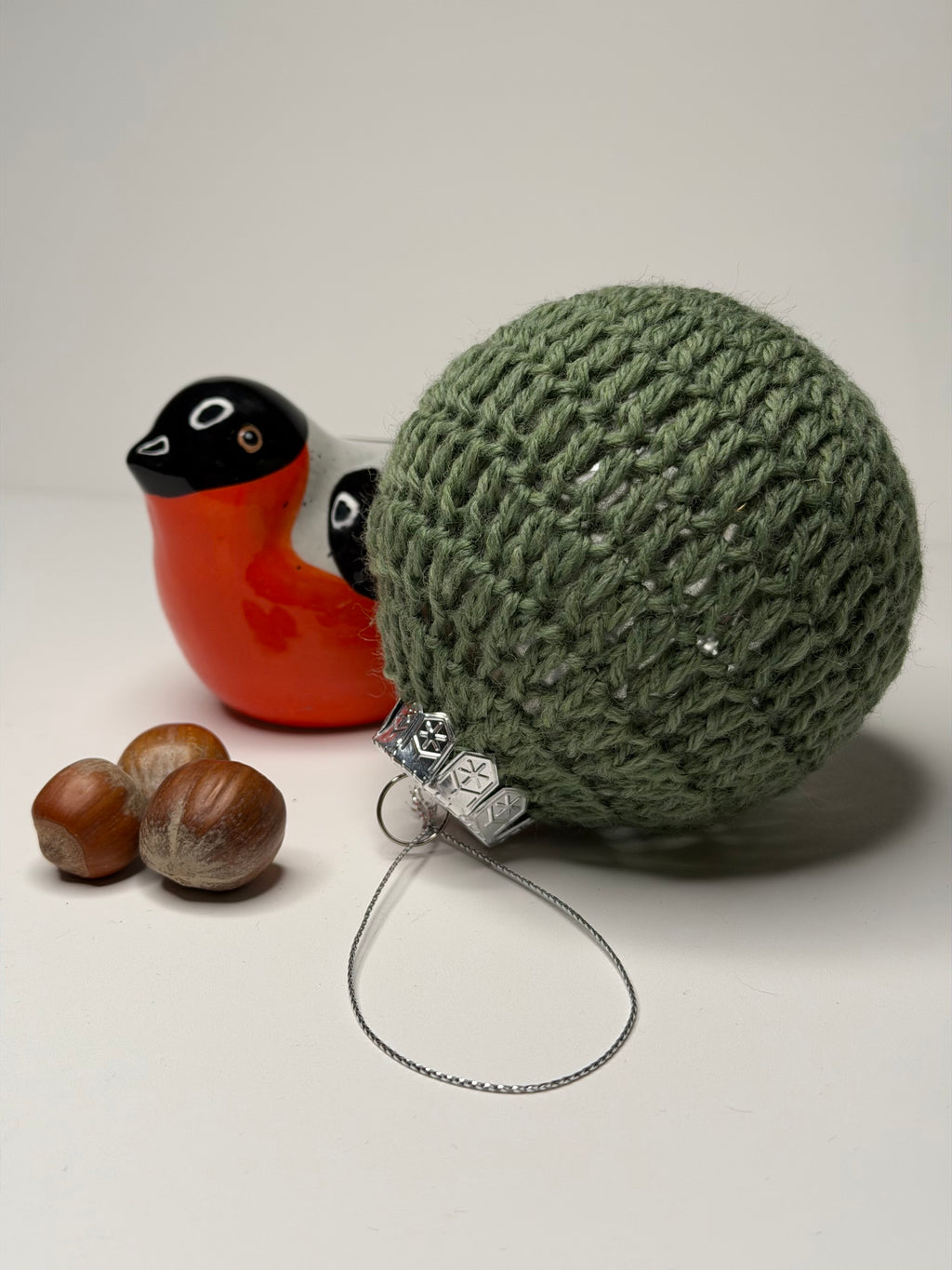 Julekule stor - ensfarget