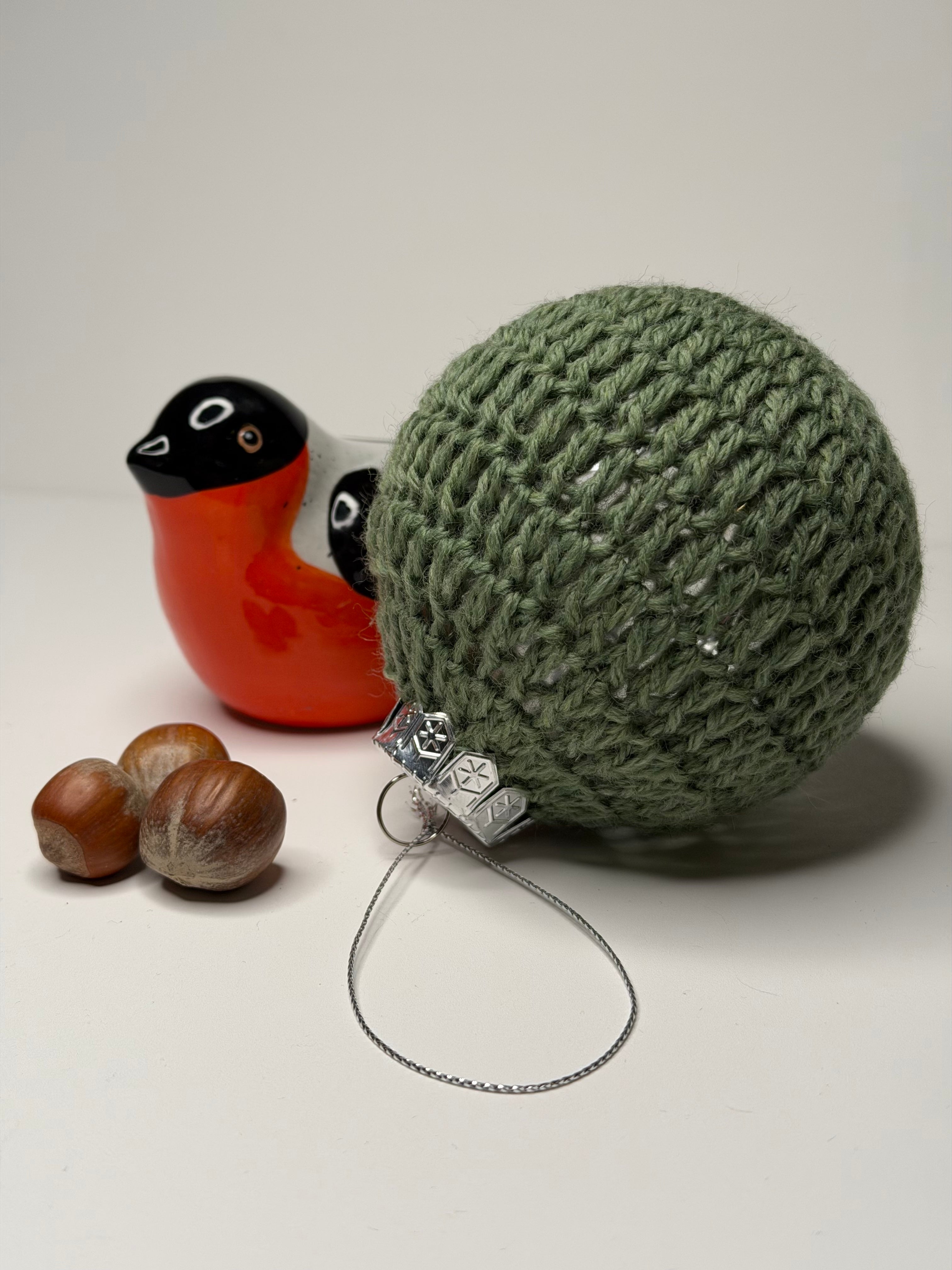 Julekule stor - ensfarget