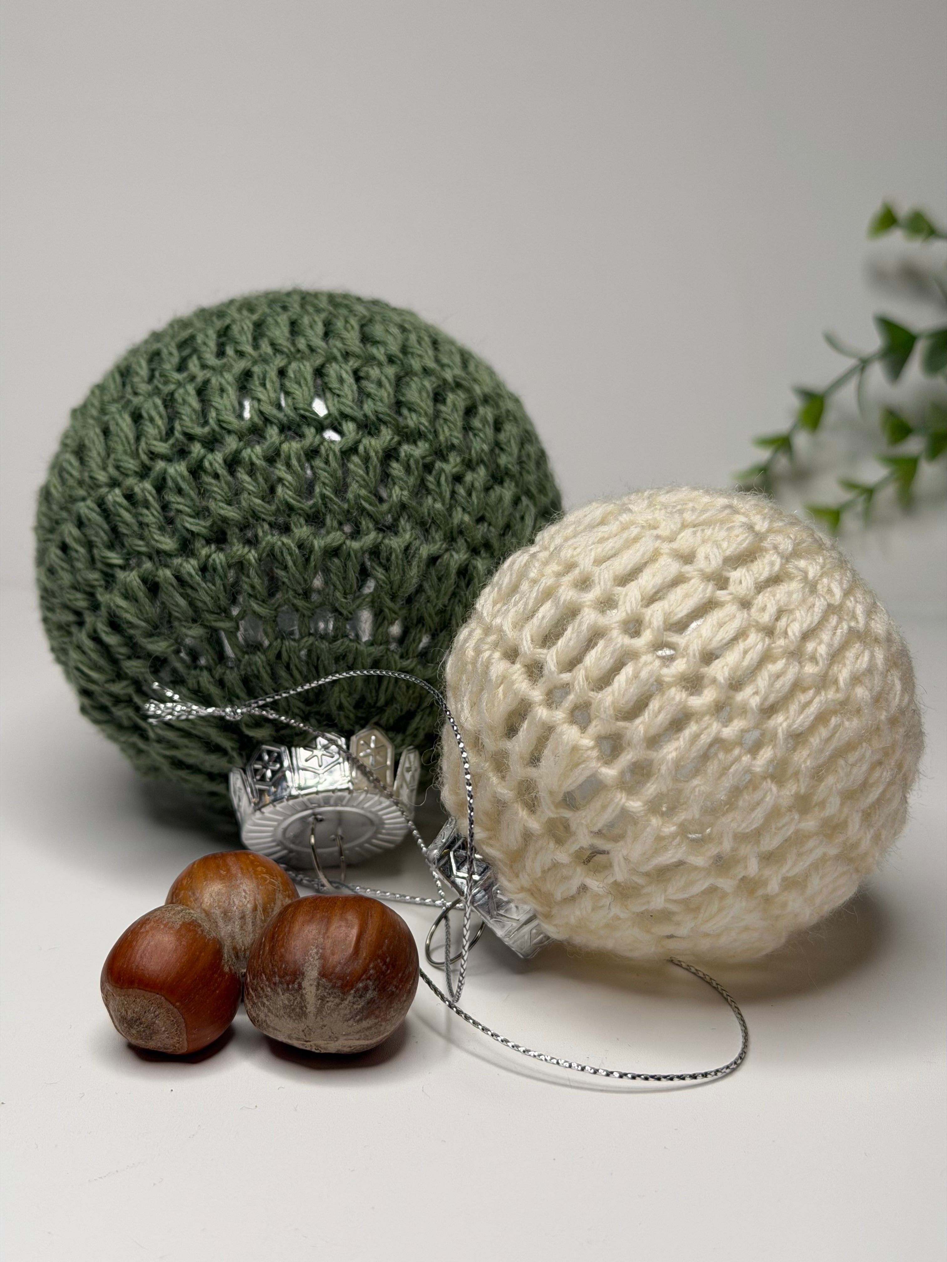 Julekule stor - ensfarget