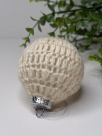 Julekule liten - hvit